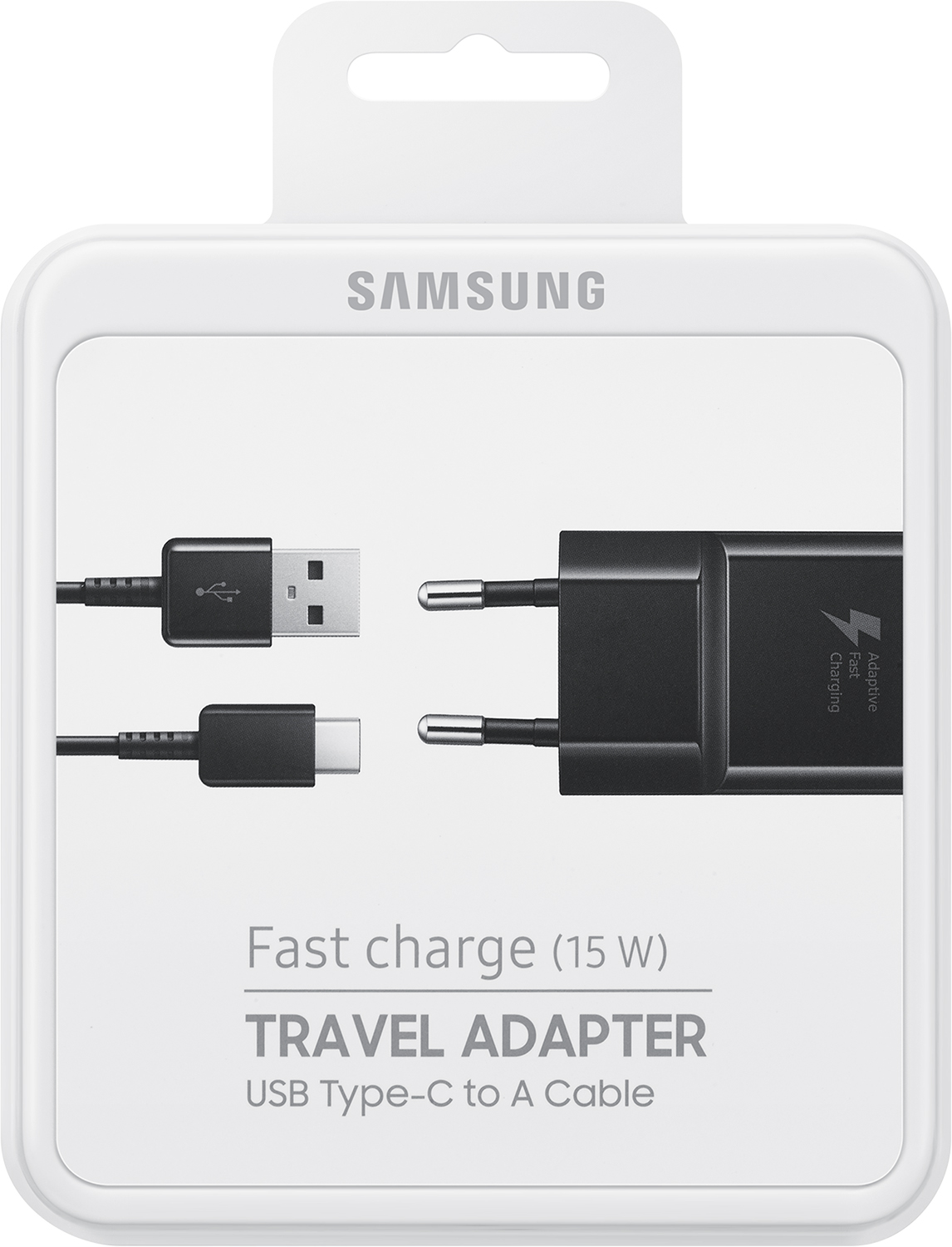 Samsung Сетевое зарядное устройство EP-TA20 + кабель USB Type-C, 2A