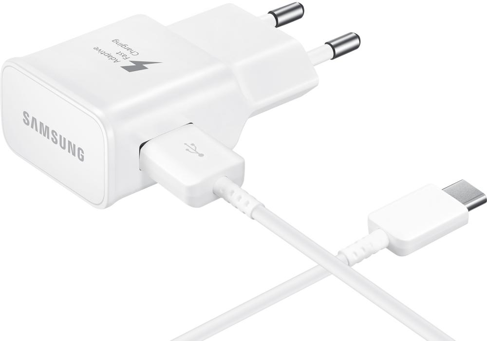 Samsung Сетевое зарядное устройство EP-TA20 + кабель USB Type-C, 2A