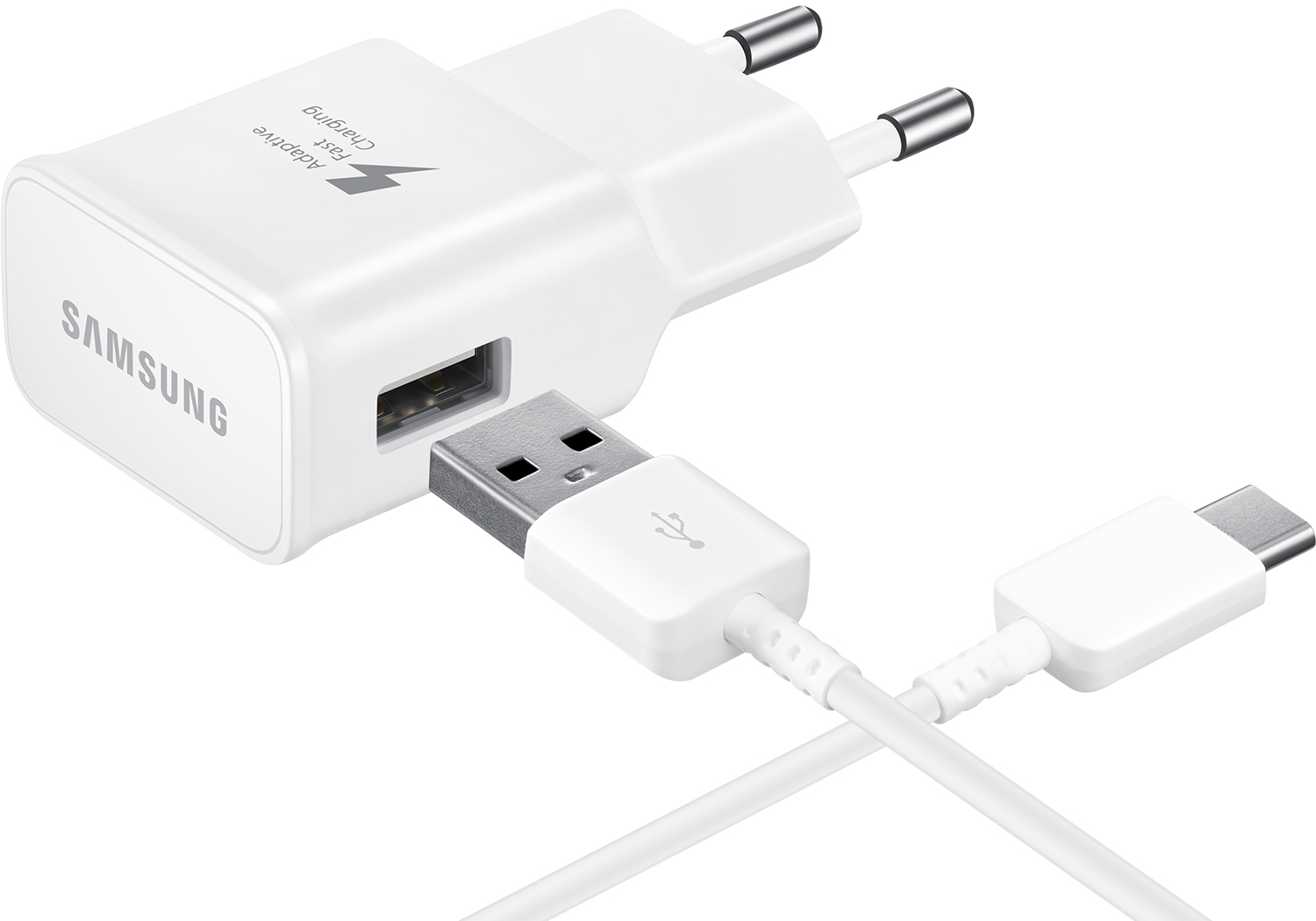 Samsung Сетевое зарядное устройство EP-TA20 + кабель USB Type-C, 2A