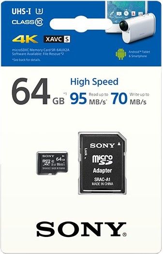 Sony microSD 64Gb class 10