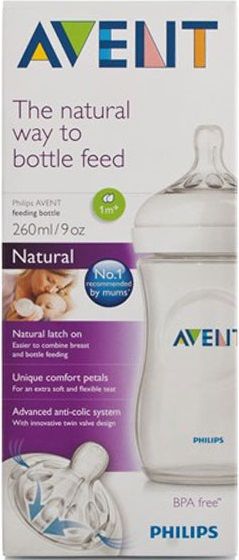 Philips Avent Бутылочка для кормления Natural 260 мл.