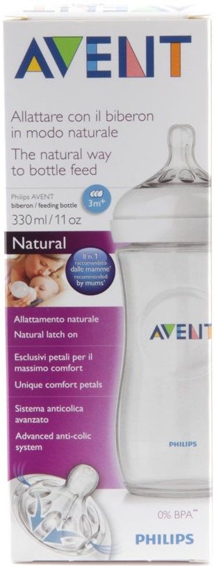 Philips Avent Бутылочка для кормления Natural 330 мл.