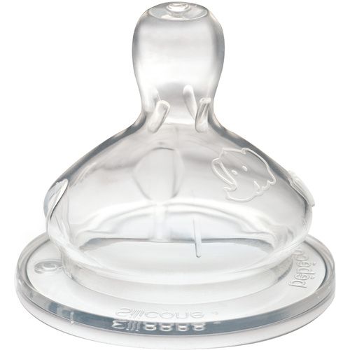 Bebe Confort Силиконовые соски Maternity для бутылочек с широким горлышком S2, 6-24 мес.