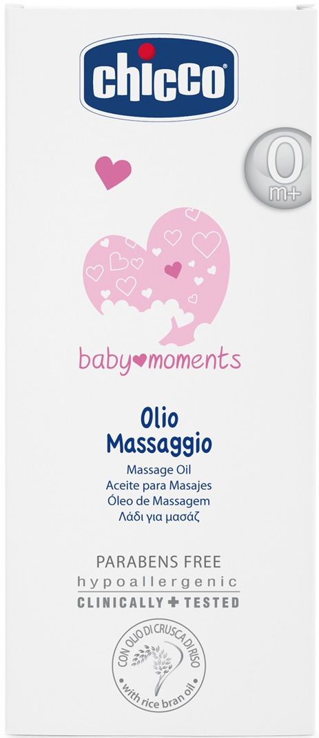 Chicco Массажное масло "Baby Moments", 200 мл