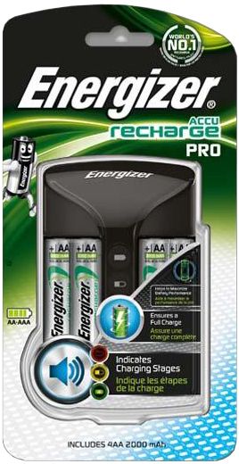 Energizer Зарядное устройство для аккумулятора Pro Charger + 4 AA 2000 mAh