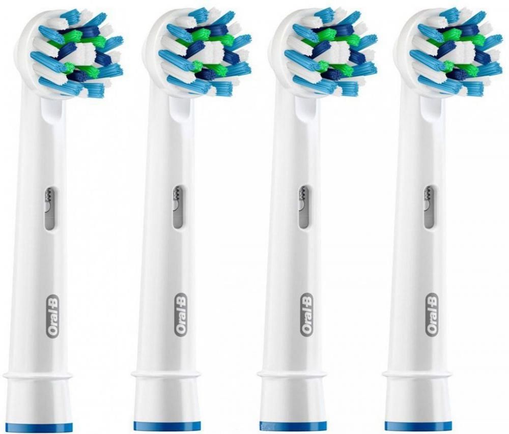 Braun Насадка Oral-B EB50-4 для электрической щетки, белый, 4 шт