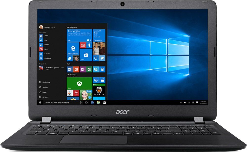 Acer Aspire ES1-572-P1TW (Intel Pentium 4405U/15.6"/1920x1080/8Gb/1Tb/DVD-RW/Intel HD Graphics 510/Wi-Fi/Bluetooth/Linux) NX.GD0ER.023