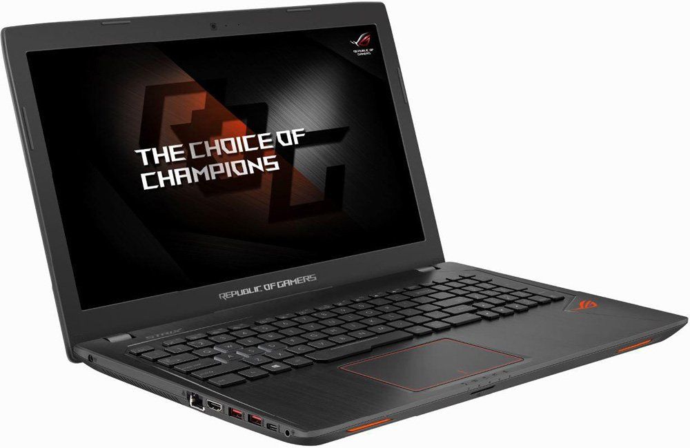 ASUS ROG GL553VD-DM203T (Intel Core i5 7300HQ 2500 MHz/15.6"/1920x1080/8Gb/1000Gb HDD/DVD-RW/NVIDIA GeForce GTX 1050/Wi-Fi/Bluetooth/Windows 10 Home) 90NB0DW3-M09690