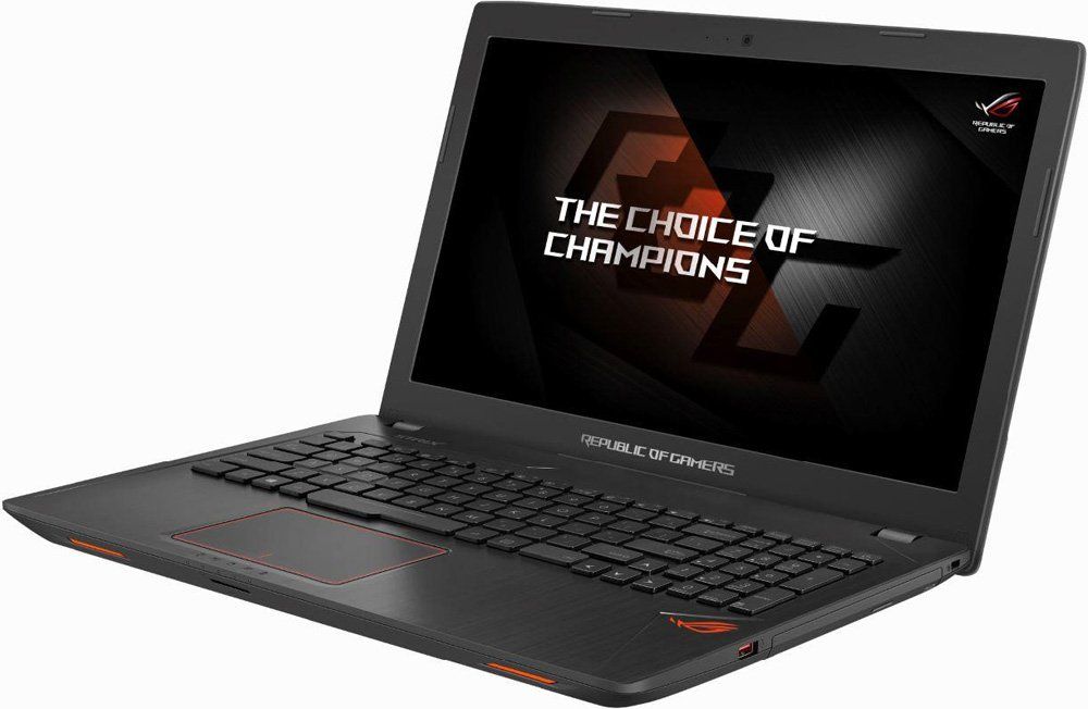 ASUS ROG GL553VD-DM203T (Intel Core i5 7300HQ 2500 MHz/15.6"/1920x1080/8Gb/1000Gb HDD/DVD-RW/NVIDIA GeForce GTX 1050/Wi-Fi/Bluetooth/Windows 10 Home) 90NB0DW3-M09690