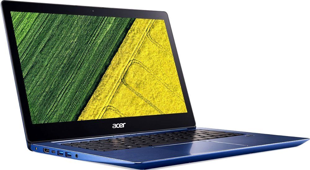 Acer Swift 3 SF314-52G-8141 (Intel Core i7 8550U 1800 MHz/14"/1920x1080/8Gb/512Gb SSD/DVD нет/NVIDIA GeForce MX150/Wi-Fi/Bluetooth/Windows 10 Home) NX.GQWER.008