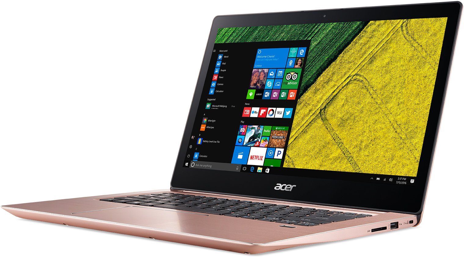 Acer Swift 3 SF314-54-57AL (Intel Core™ i5 8250U/14"IPS/1920х1080/8Gb/128Gb SSD/Intel UHD Graphics 620/Wi-Fi/Bluetooth/Linux) NX.GYQER.003