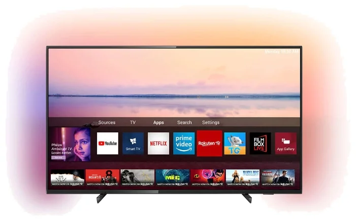 

Телевизор Philips, 55PUS6704/60(UHD Smart) 54.6" (2019)