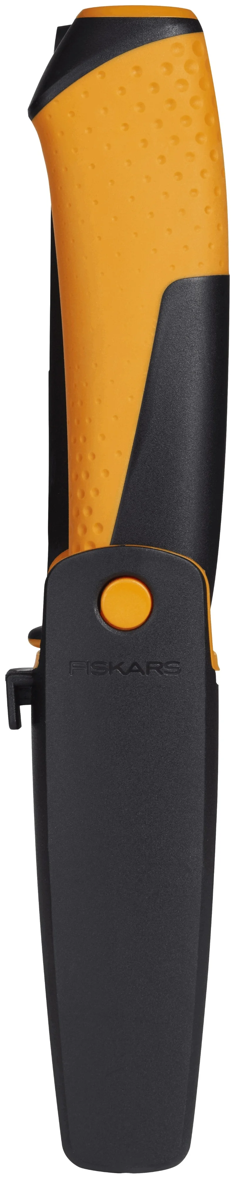 Fiskars Нож для тяжелых работ 1023619 [220х40мм; нерж; рашп; ножны-точилка; клипс]