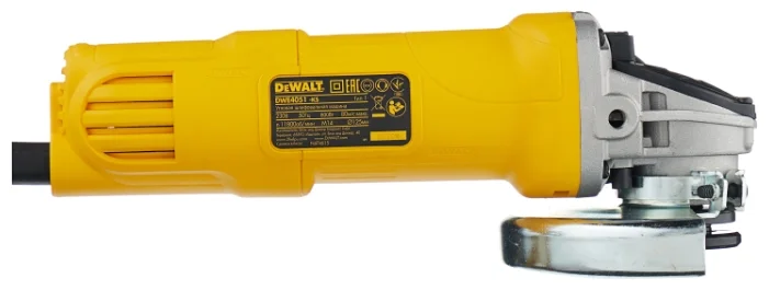 DeWalt Шлифмашина угловая DWE4051-KS [125мм; 800Вт; 11800об; 1.9кг]