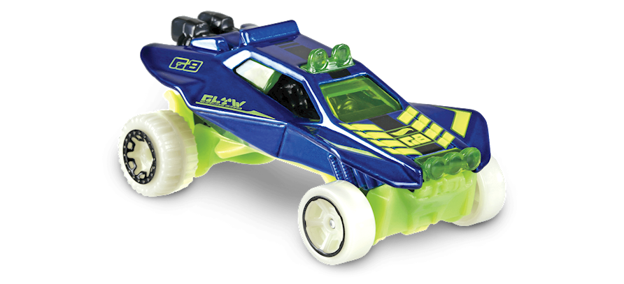 Mattel Hot Wheels машинка "hw glow wheels"