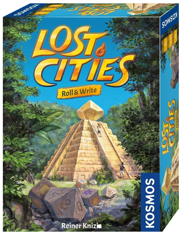 Kosmos Настольная игра "Lost Cities: Roll & Write" (Затерянные города: кидай и пиши)