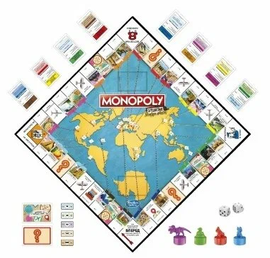 Hasbro Настольная игра "Монополия: Путешествие вокруг света"