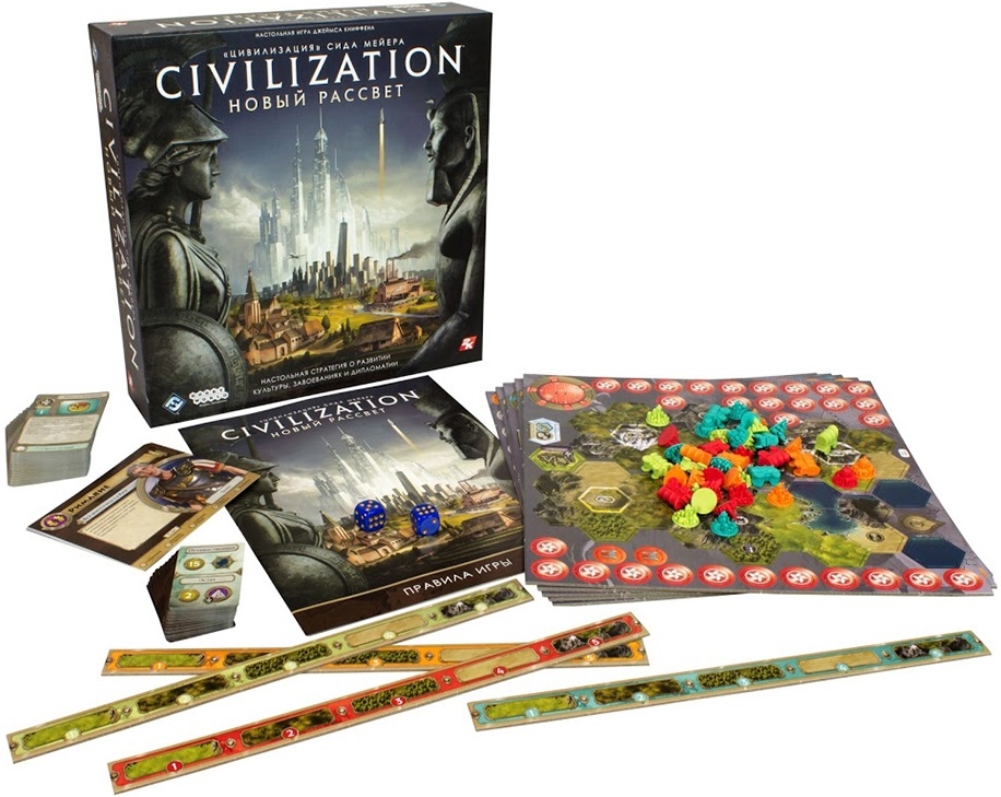 Hobby World Настольная игра "Цивилизация Сида Мейера: Новый рассвет" (Sid Meier's Civilization: A New Dawn)