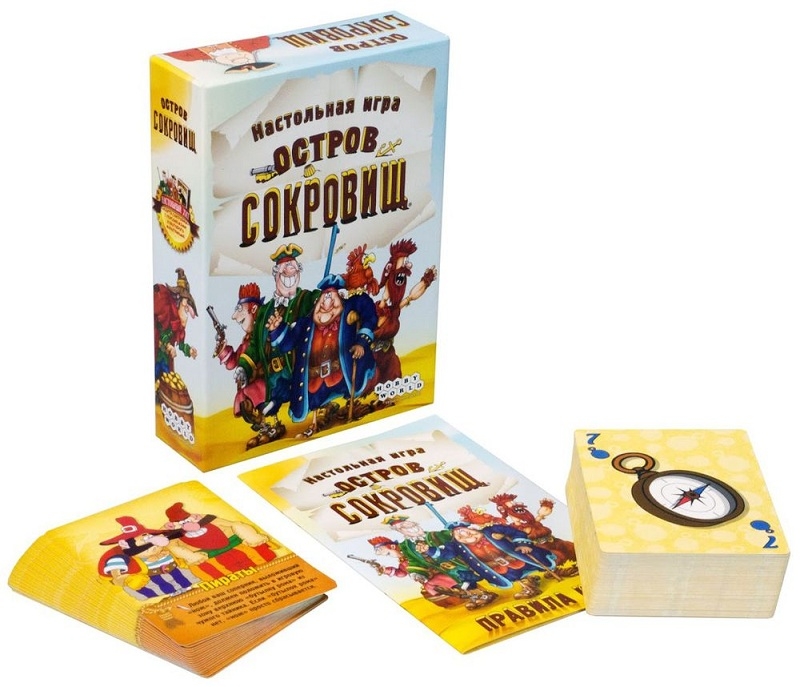

Настольные игры для детей Hobby World, Настольная игра "Остров сокровищ"