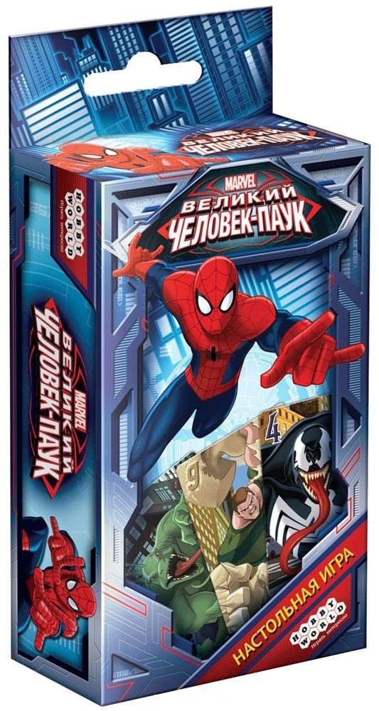 

Настольные игры для детей Hobby World, Настольная игра "Великий Человек-Паук"