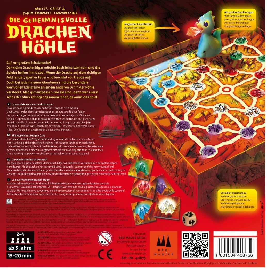 Schmidt Настольная игра "Drachen Hohle" (немецкий язык)