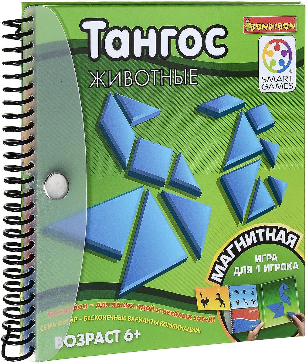 

Настольные игры для детей Bondibon, Настольная игра "Тангос животные", магнитная