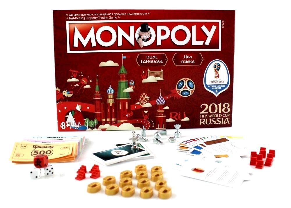 Hasbro Настольная игра "Всемирная Монополия" FIFA - 2018 (Monopoly: Here and Now – The World Edition)