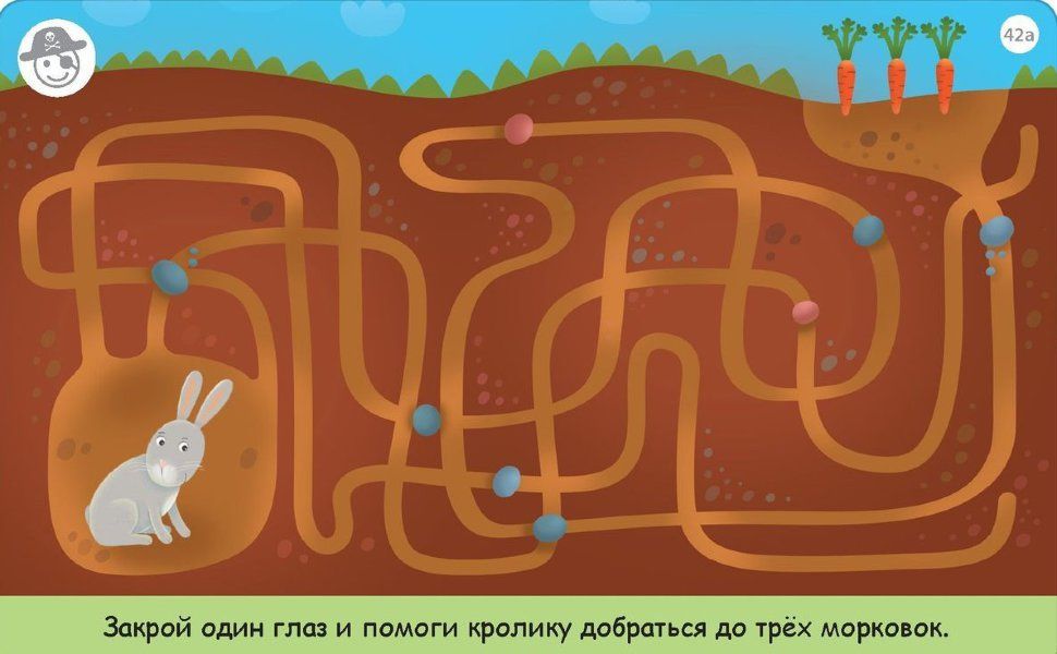 Робинс Настольная игра "Асборн - карточки. Тренируем зрение"