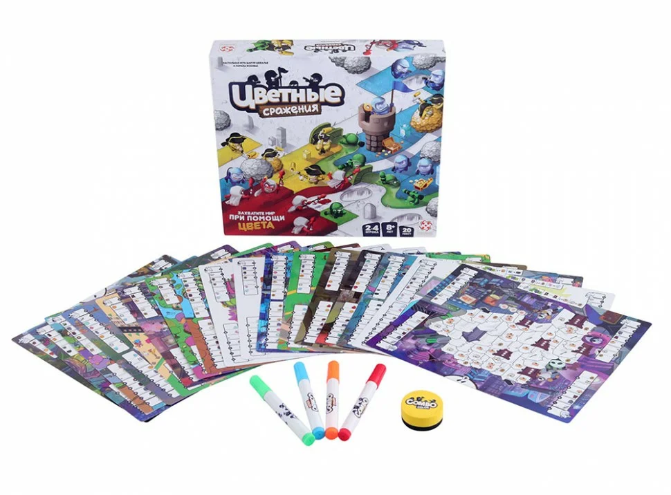 Стиль жизни Настольная игра "Цветные сражения" (Combo Color RU)