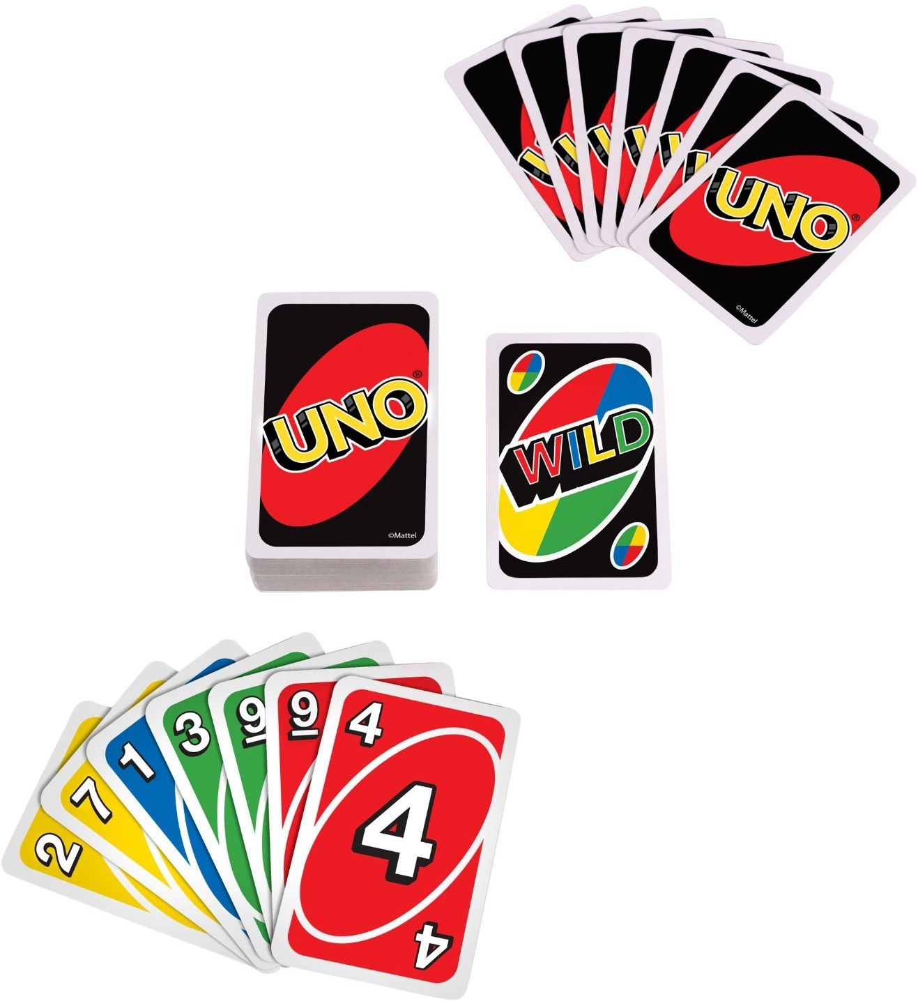 Mattel Настольная игра "Уно" (Uno Get wild 4)