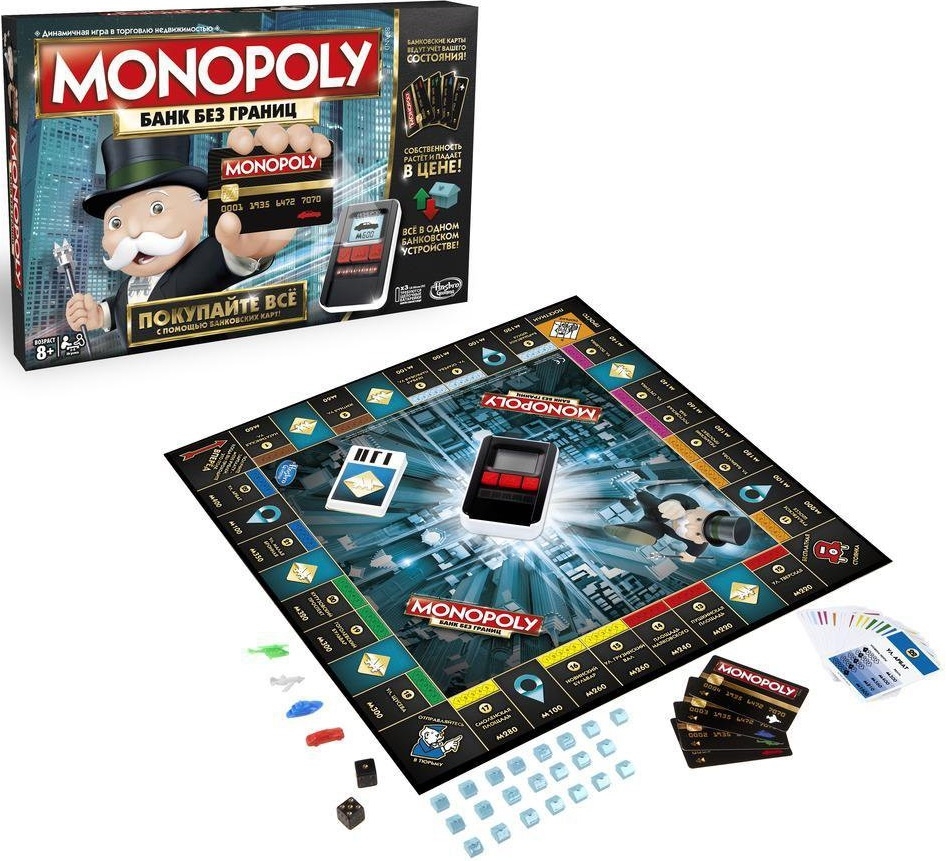 Hasbro Настольная игра "Монополия. Банк без Границ" (Monopoly: Ultimate Banking Edition)