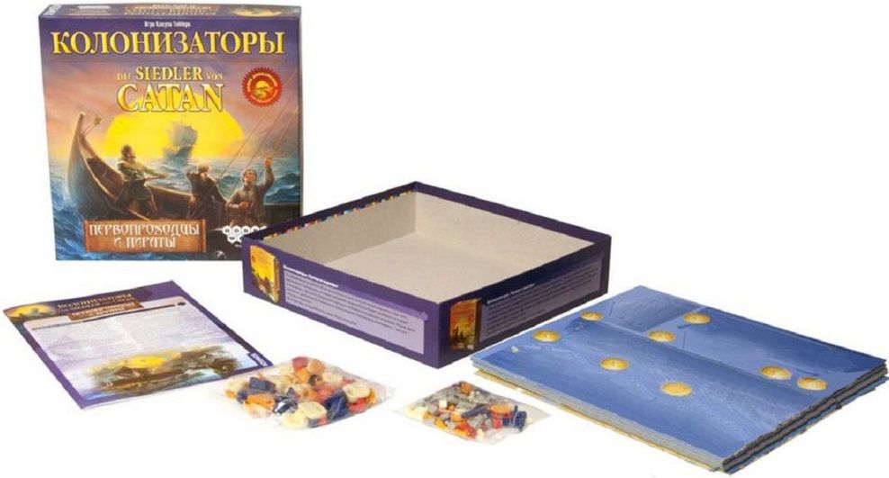 Hobby World Настольная игра "Колонизаторы. Первопроходцы и Пираты" (Catan. Explorers & Pirates) ДОПОЛНЕНИЕ