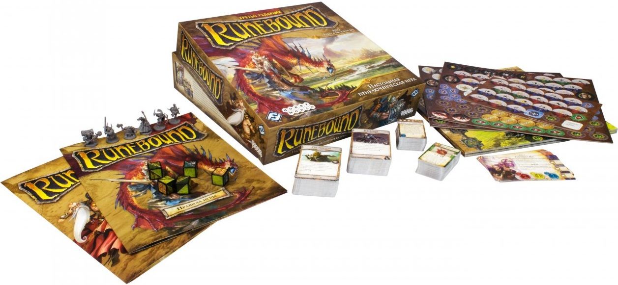 Hobby World Настольная игра "Runebound 3" (Рунебаунд 3)