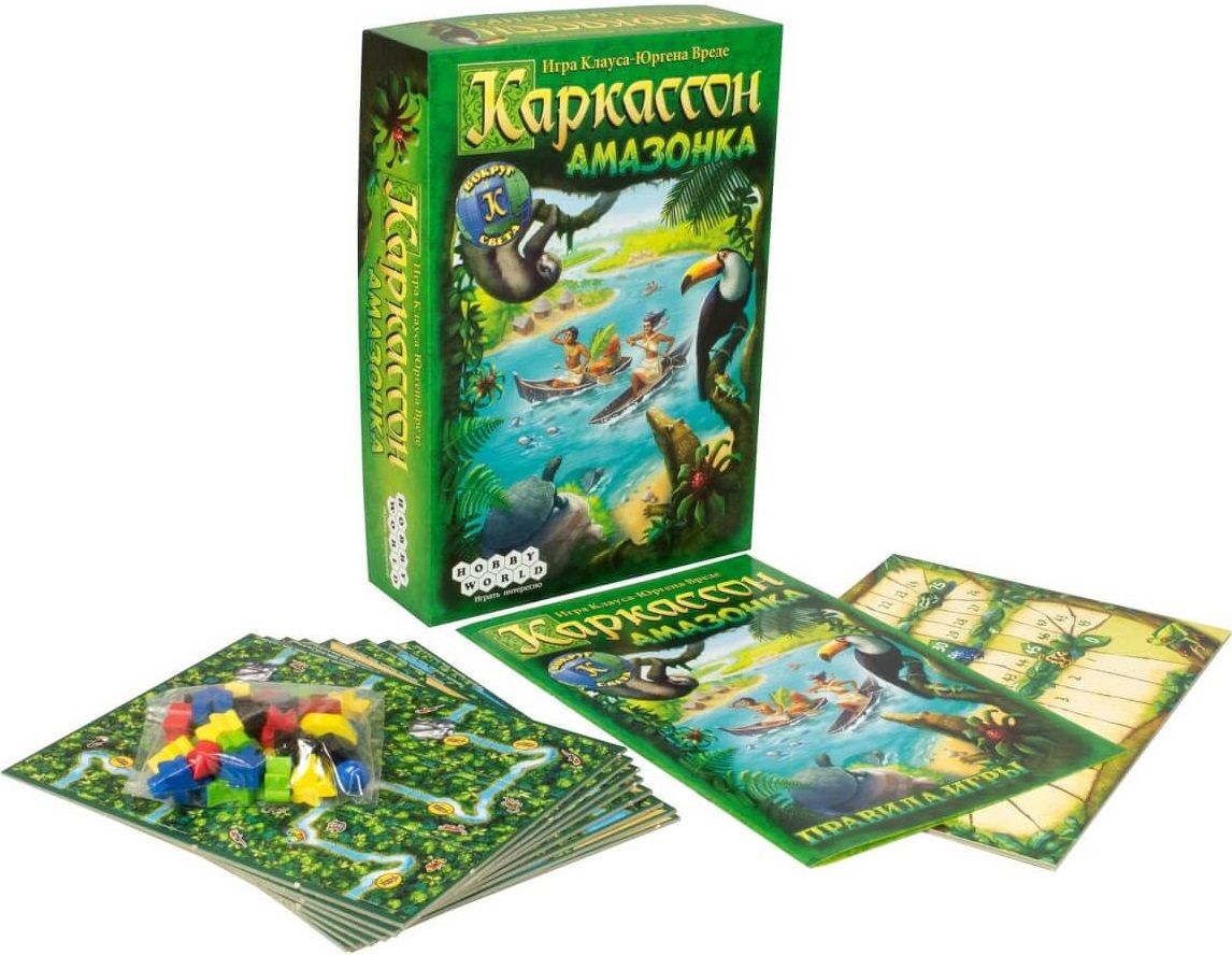 Hobby World Настольная игра "Каркассон. Амазонка" (Carcassonne. Amazonas)