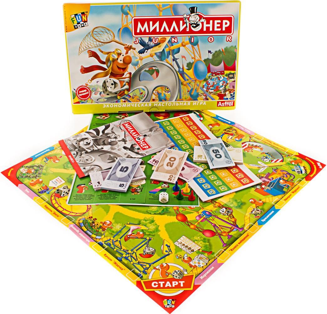 Астрель Настольная игра "Миллионер Junior" (Юниор)