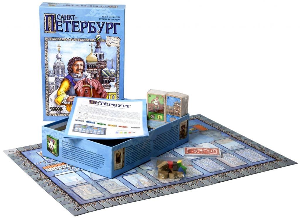 Hobby World Настольная игра "Санкт-Петербург" (Saint Petersburg)