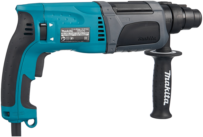 Makita Перфоратор HR2470 152029, 780Вт., SDS-Plus, 1100 об/мин.,2.7 Дж.