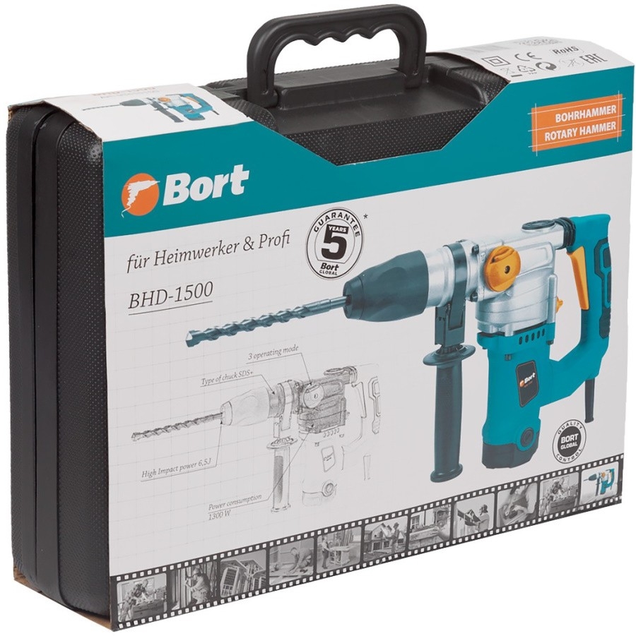 BORT Перфоратор BHD-1500 (93410150)