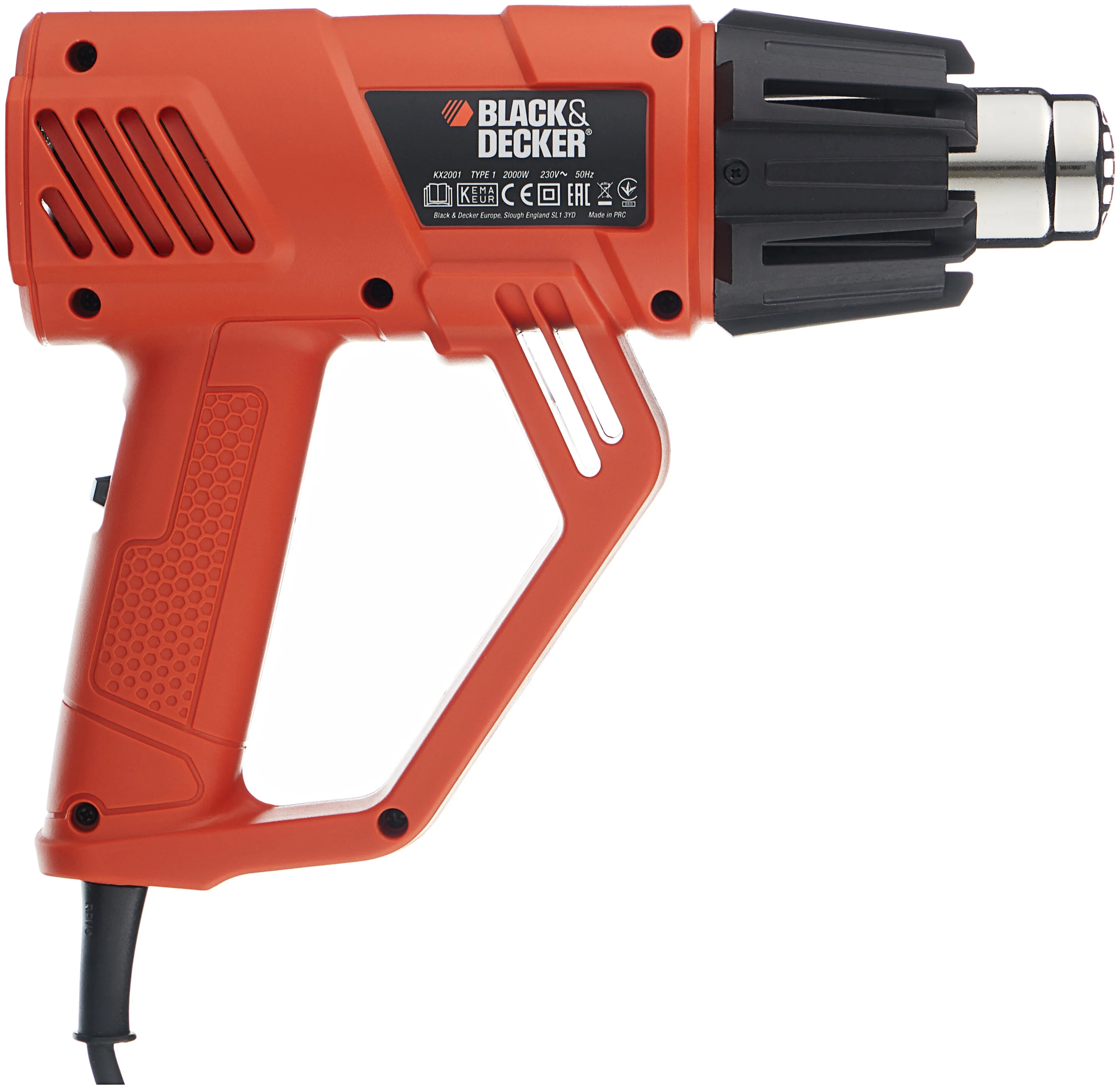 Black & Decker Строительный фен KX2001, 2000 Вт