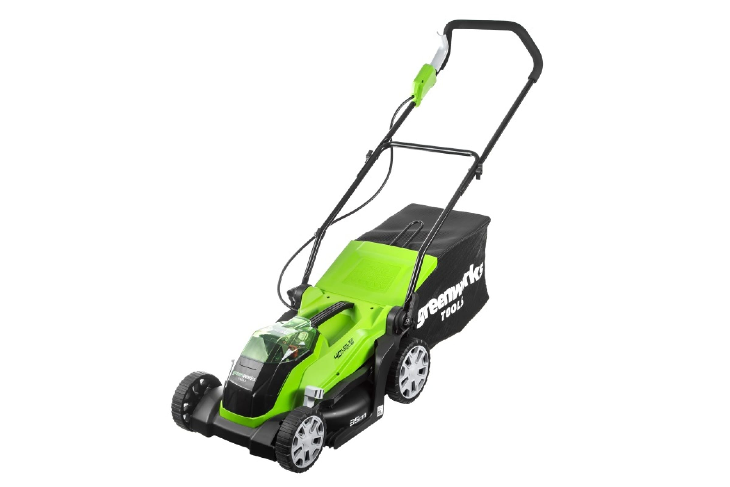 Greenworks Аккумуляторная газонокосилка G40LM35K2 40V 2501907UA