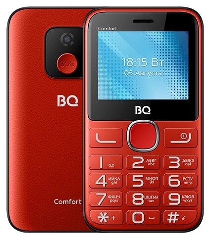 

Мобильный телефон BQ, 2301 Comfort (красный)