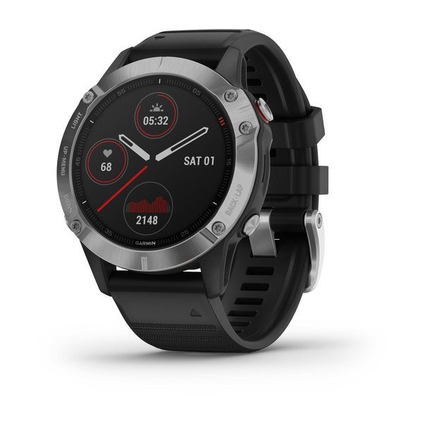 

Умные часы Fenix 6, серебристый/черный