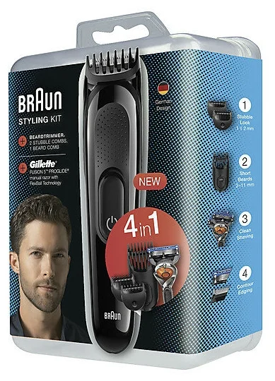 Braun Триммер SK3000 + Бритва Gillette + 1 кас