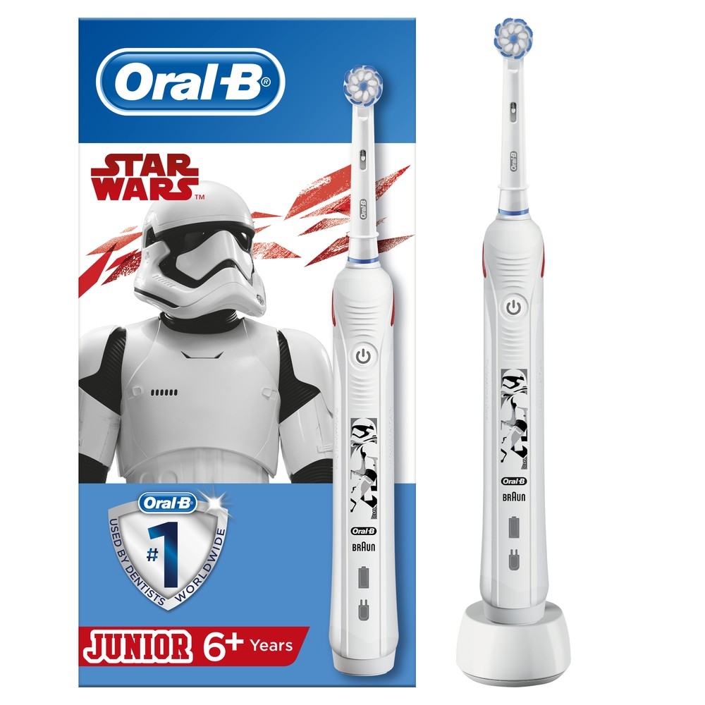 Braun Электрическая зубная щетка Oral-B Pro 2 Junior Sensi Star Wars