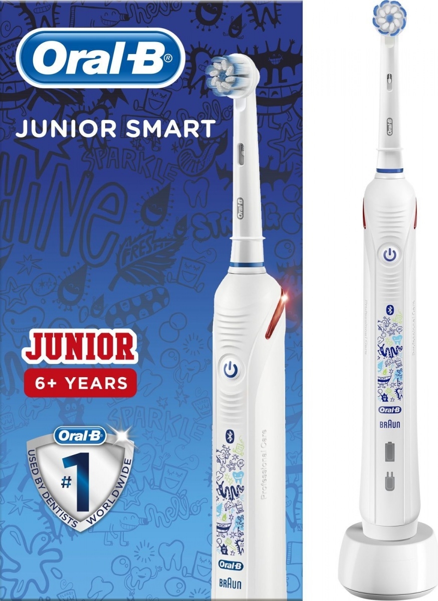 Braun Электрическая зубная щетка Oral-B Smart 4 Junior Sensi