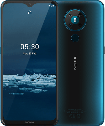 

Смартфон Nokia, 5.3 4/64GB Dual Sim (бирзовый)