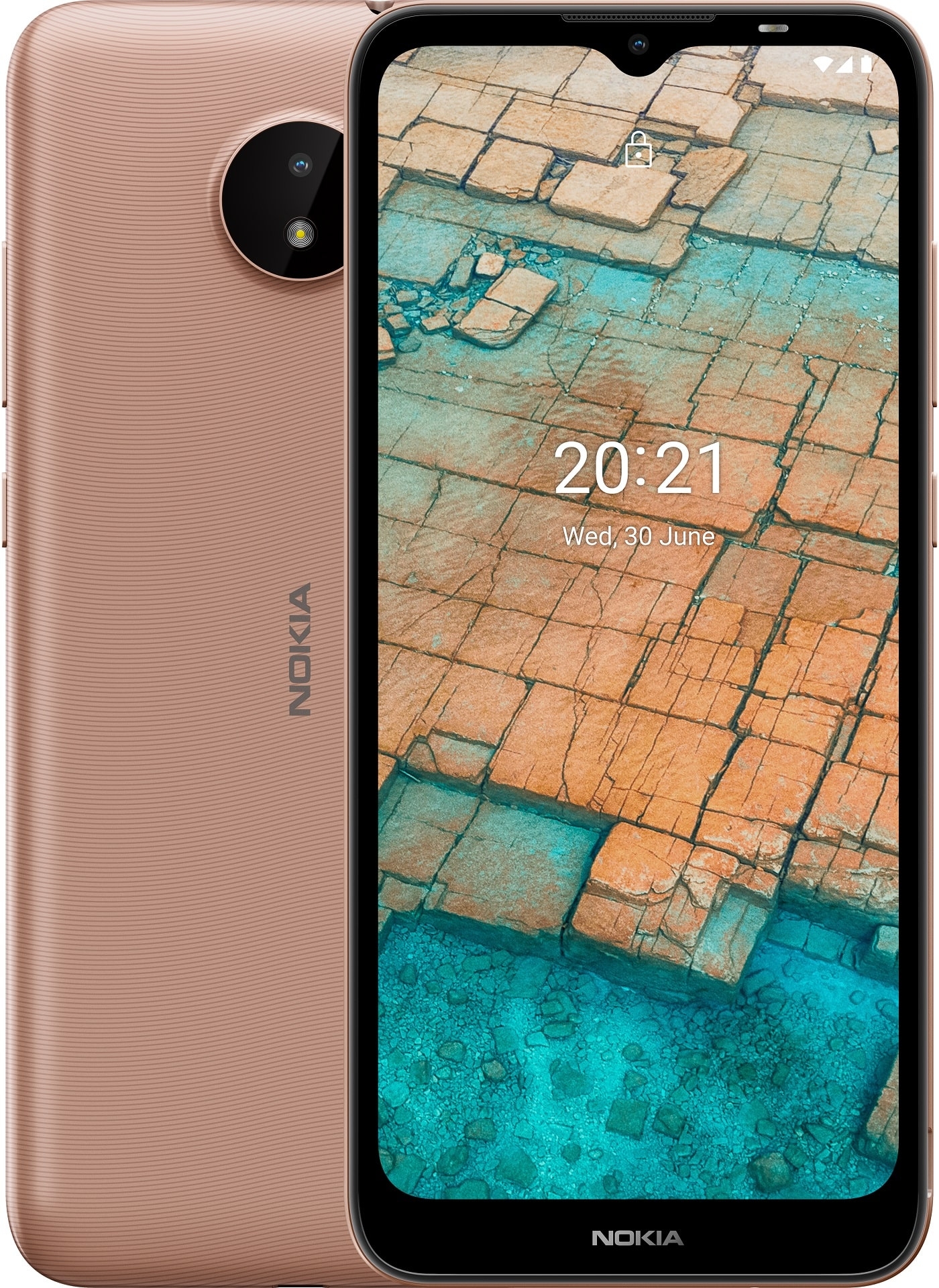 

Смартфон Nokia, C20 2/32GB (песочный)