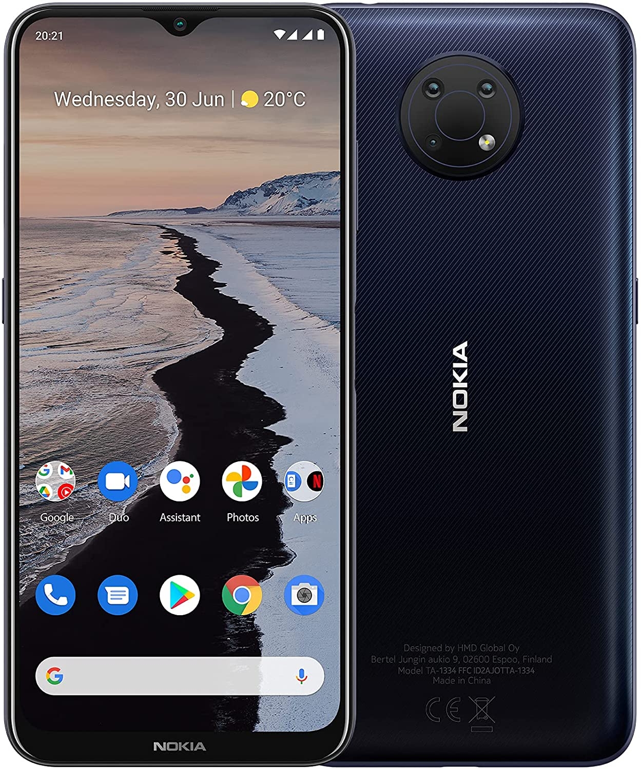 

Смартфон Nokia, G10 3/32GB (синий)