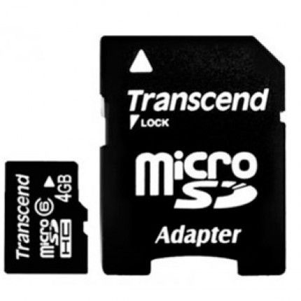 Transcend microSDHC 4Gb class 6