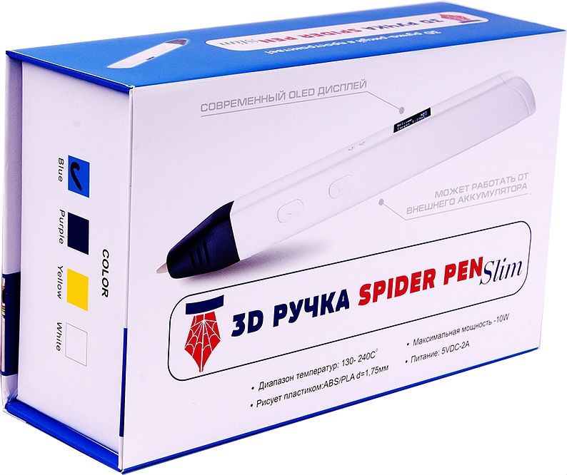 Spider Pen 3D ручка SLIM, с Oled-дисплеем